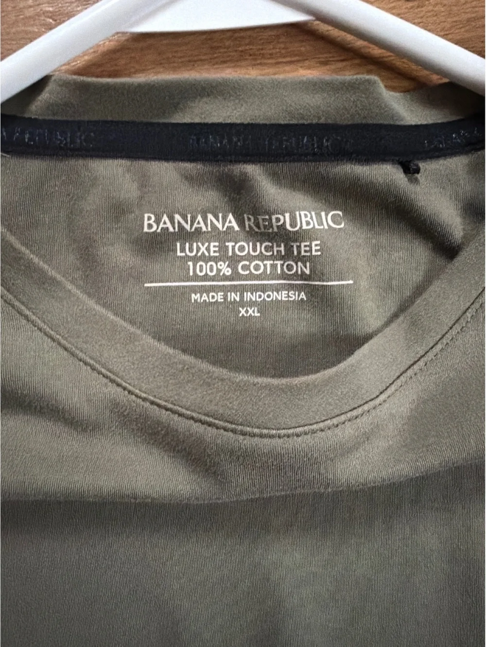 2XL - Men - Banana Republic Luxe Touch Tee Green T-Shirt